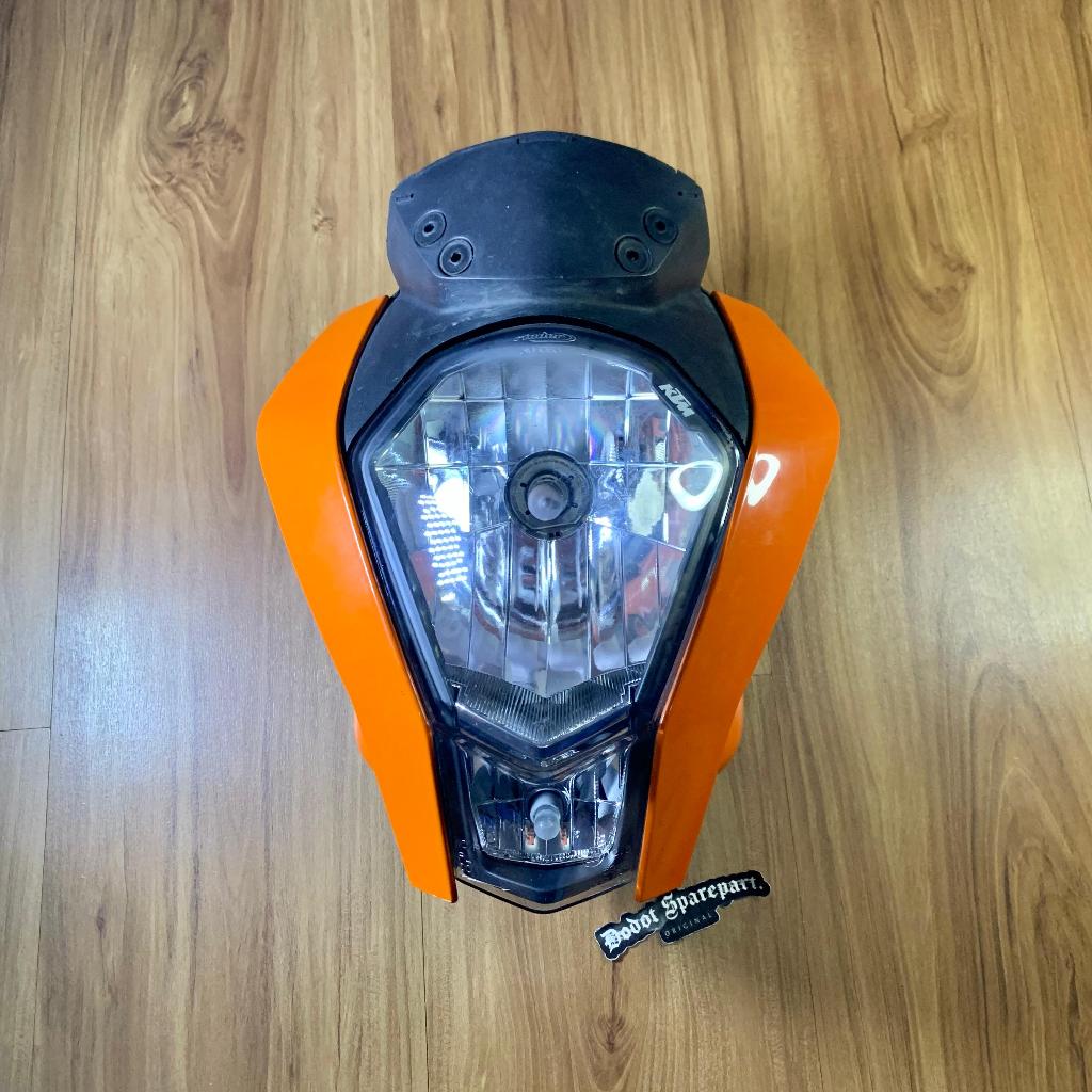 Headlamp Reflektor Lampu Depan Set KTM DUKE 200 Original Copotan KTM