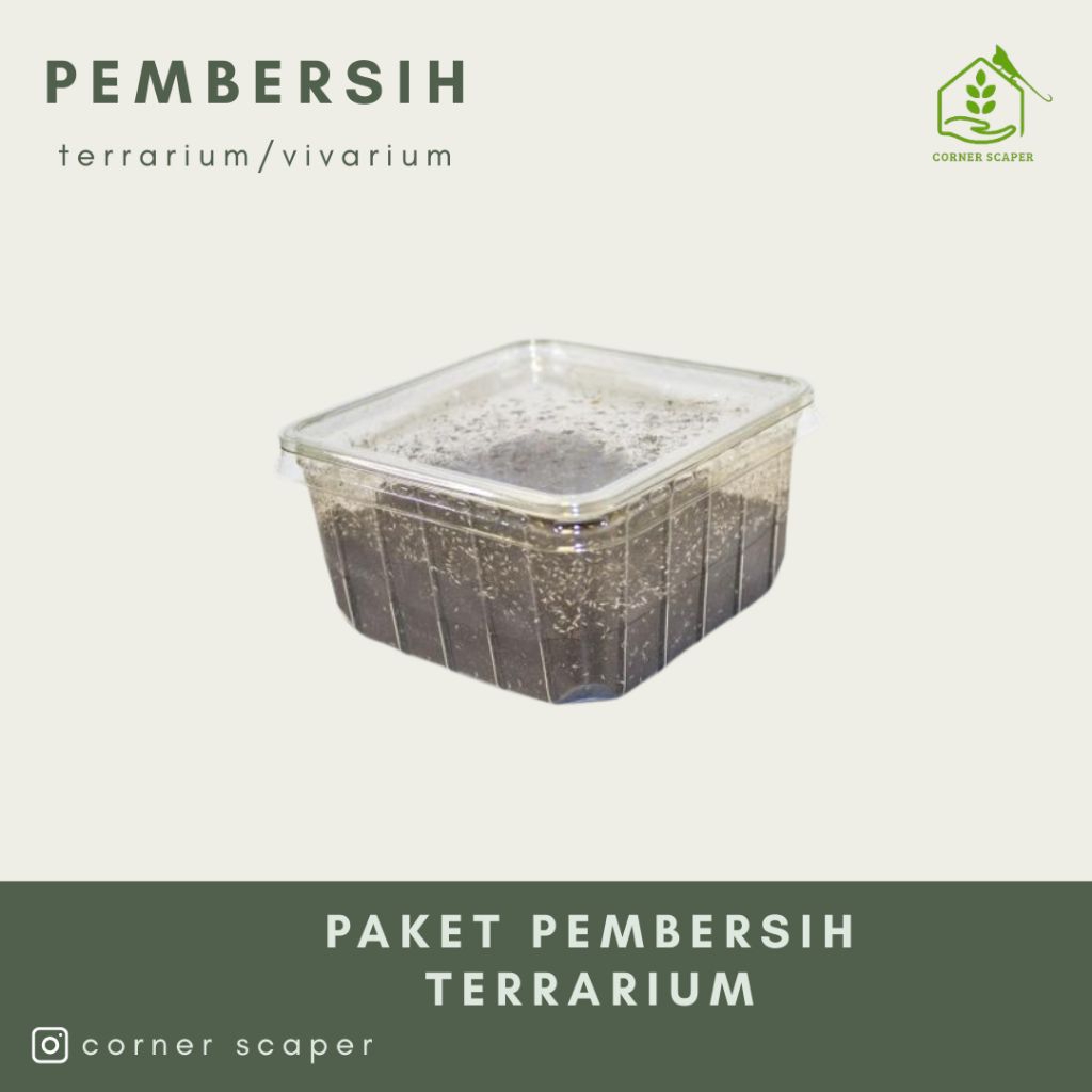 pembersih terrarium dan vivarium