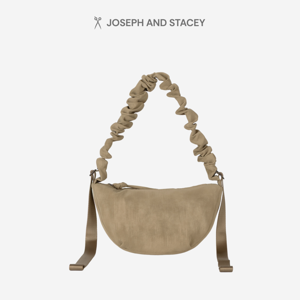Joseph And Stacey - Daily Shirring Bag Faux Suede
