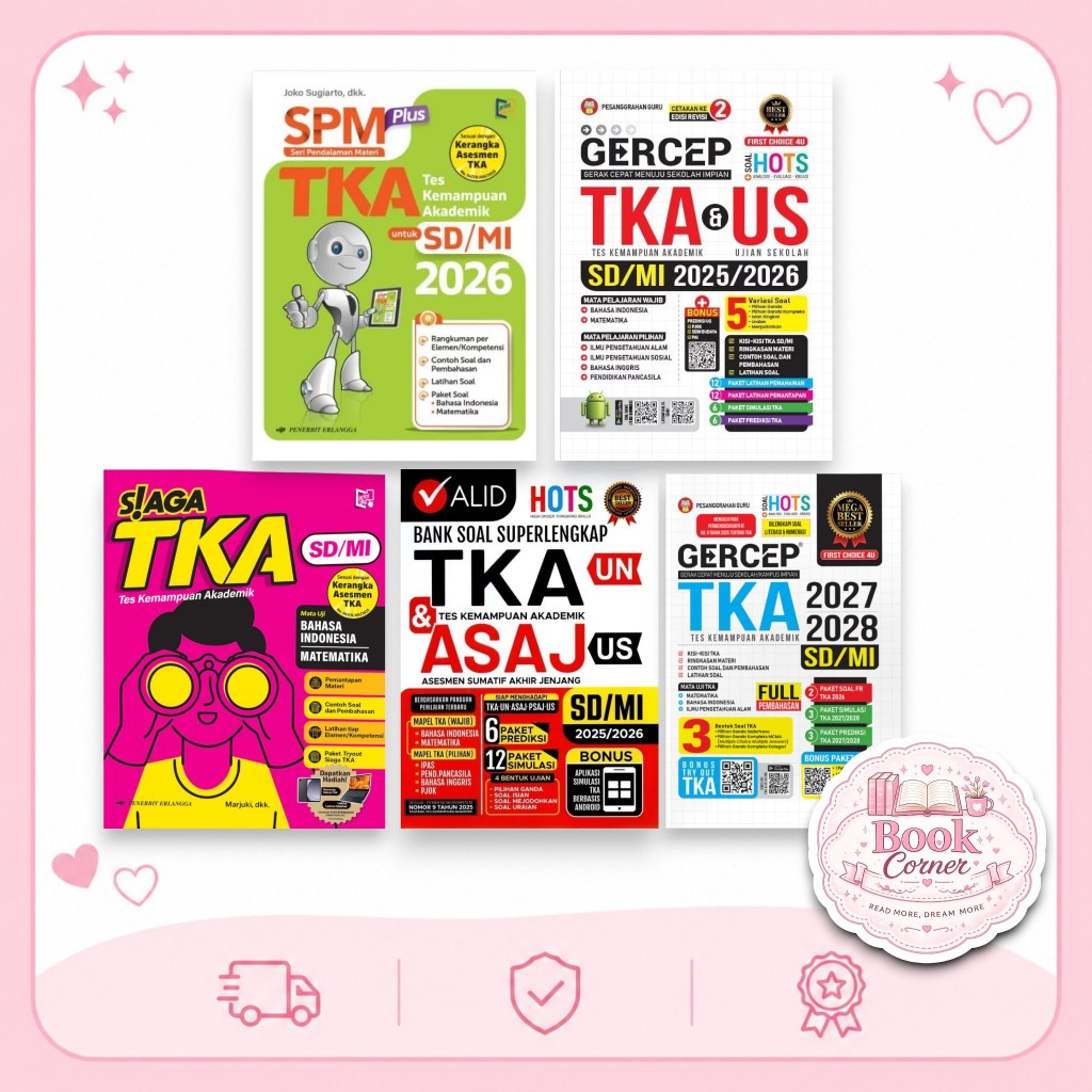 BUKU SPM PLUS TKA SD/MI 2026 - BUKU GERCEP TKA & US SD/MI 2025/2026 - BUKU SIAGA TKA SD/MI - BUKU VA