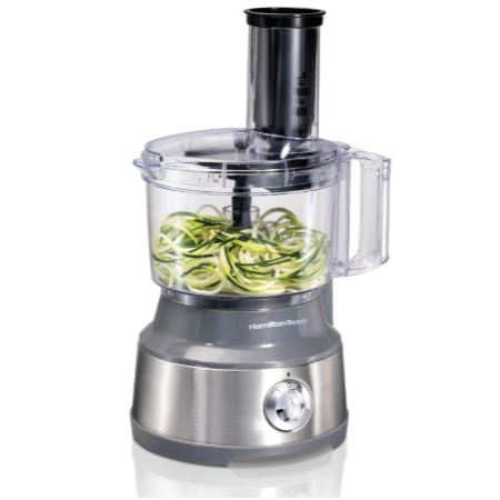 Hamilton Beach 10 Cup Food Processor & Vegetable Chopper For Slicing, Shredding, Mincing, and Puree 