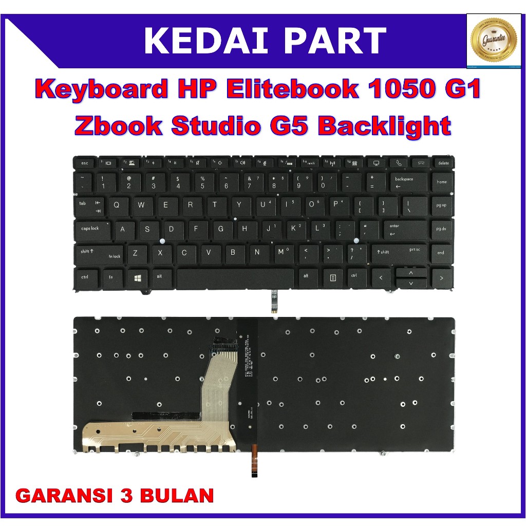 Keyboard HP EliteBook 1050 G1 ZBook Studio G5 Backlight