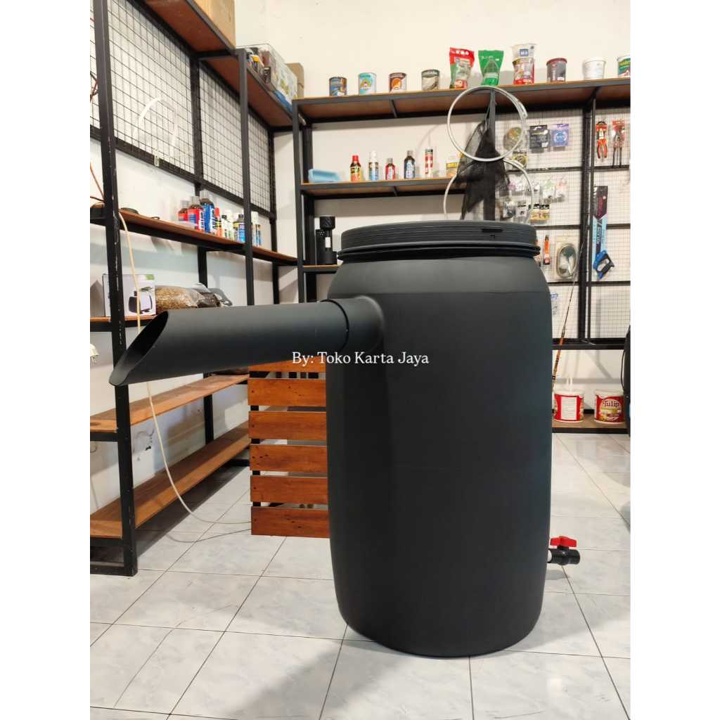 Tong Filter 250 Tabung Chamber Media Filter Aquarium Kolam Ikan Koi