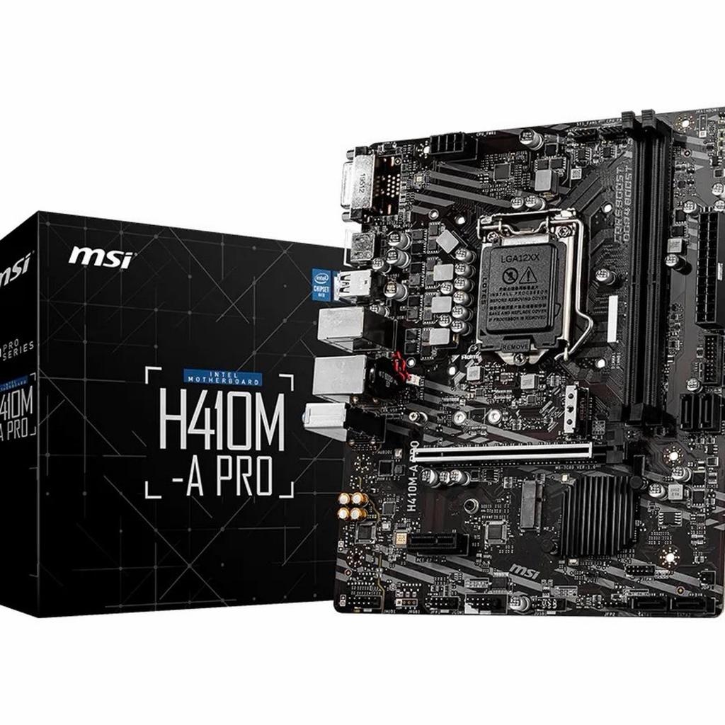 MSI H410M-A PRO (LGA1200, H410, DDR4, SATA3) | MSI PRO H410M GEN10