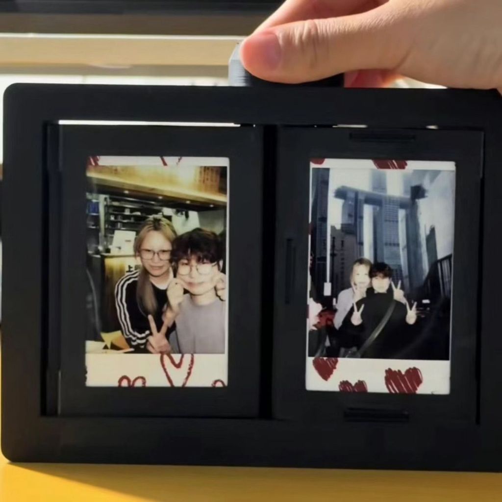 Bingkai Foto Album Mini Aesthetic Putar Frame Photocard Kpop Pokemon Figura Foto Kado Unik Gift Fram