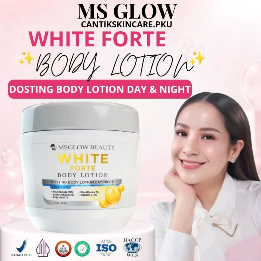 MS GLOW - WHITE FORTE BODY LOTION MS GLOW