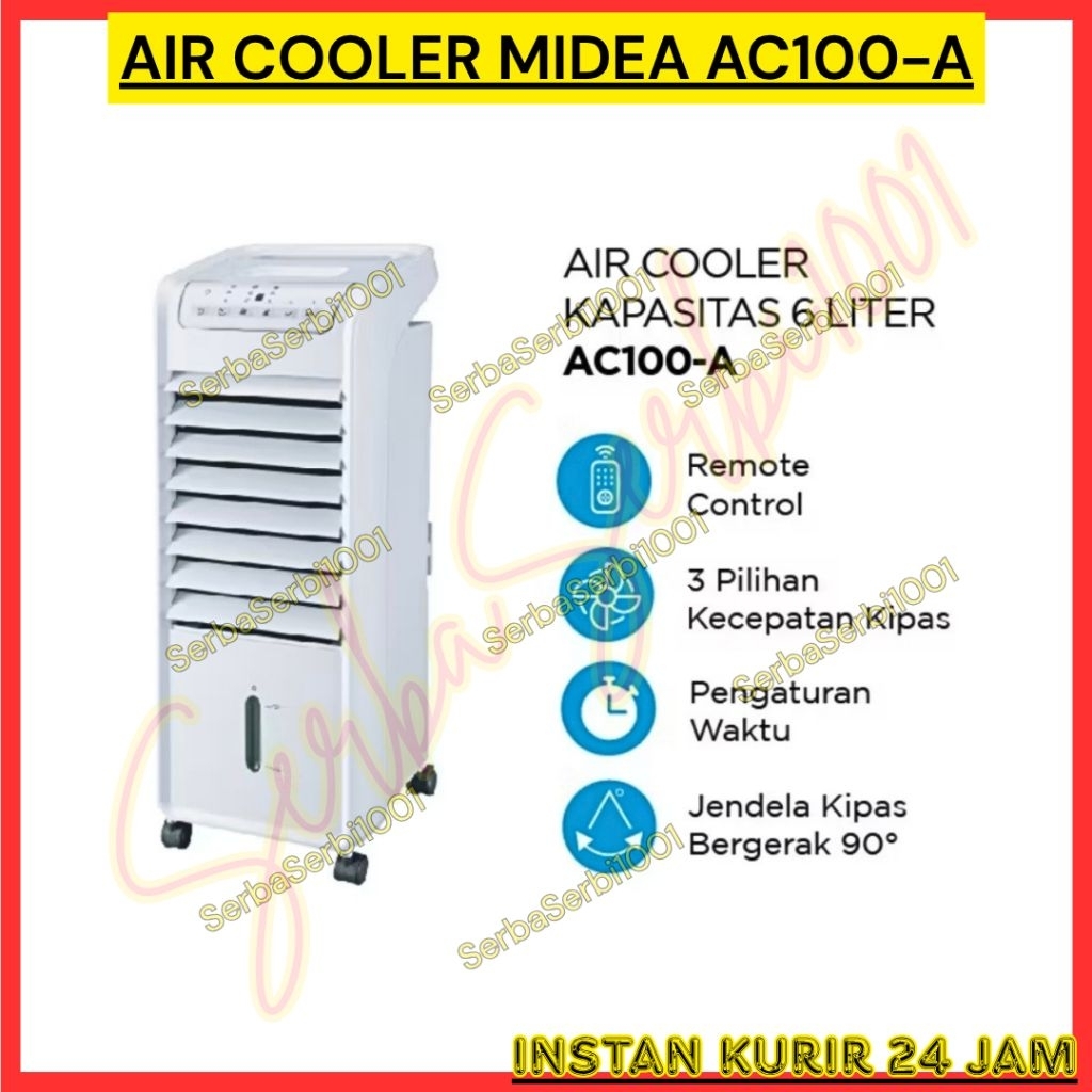 AIR COOLER MIDEA AC100-A / KIPAS PENDINGIN MIDEA / AC PORTABLE MIDEA