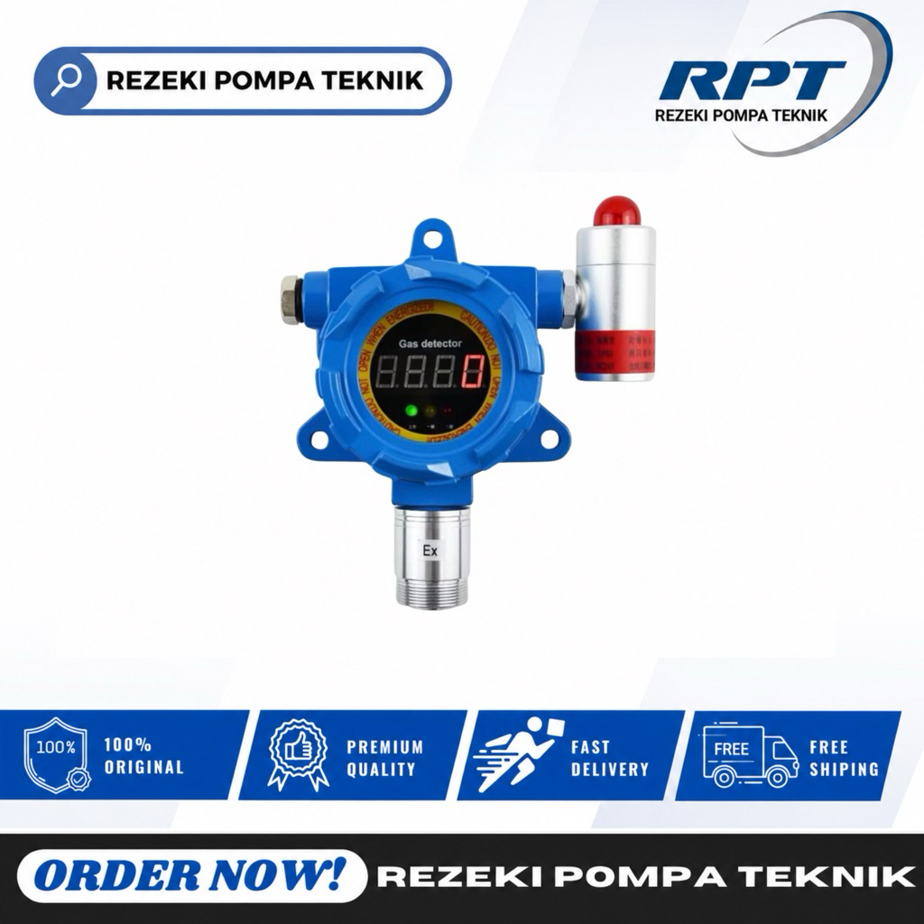 Gas Detektor CH4 Alarm Kebocoran Gas Metana Sensor LPG