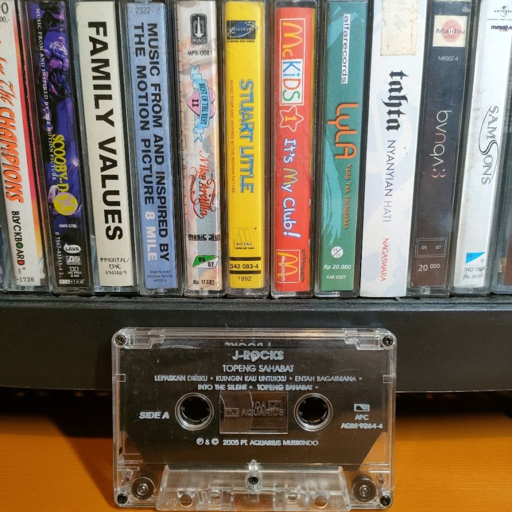 Kaset Pita J Rocks JRocks Topeng Sahabat Ceria maxell hanya kaset