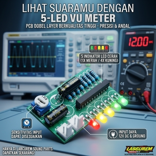 KIT LED VU DOT / BAR DOBEL LAYER UNTUK AUDIO