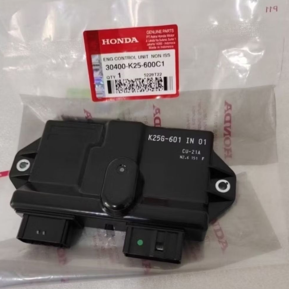 ECU K25G 601 IN 01 BEAT FI ESP SCOOPY FI NON ISS  STATER HALUS  ENGINE CONTROL UNIT.
