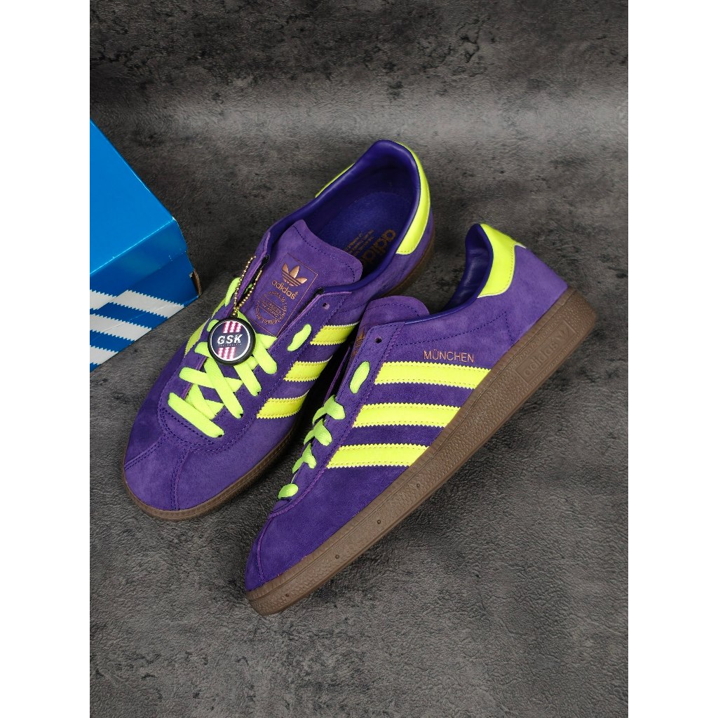 Adidas Munchen SPZL Purple Yellow Original - AQ4578