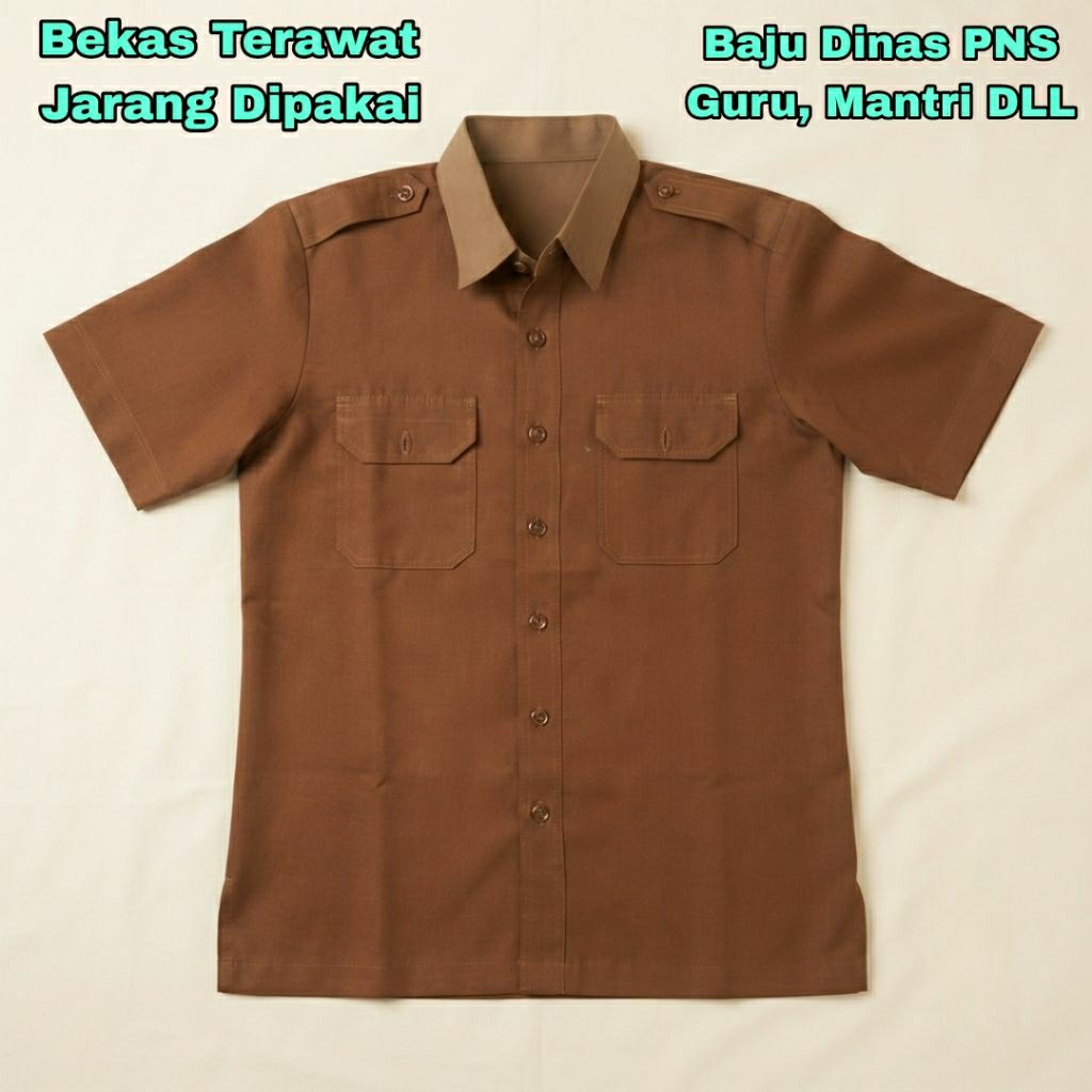 Baju Kerja Seragam Dinas PDH PNS ASN Guru Pemda Pamong Mantri Preloved