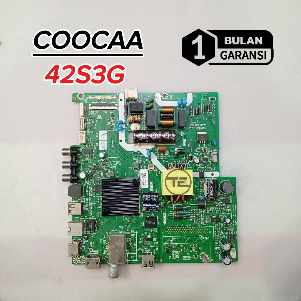 MB COOCAA 42S3G MESIN TV LED COOCAA 42S3G MAINBOARD MOTHERBOARD MODUL MOBO TV LED COOCAA