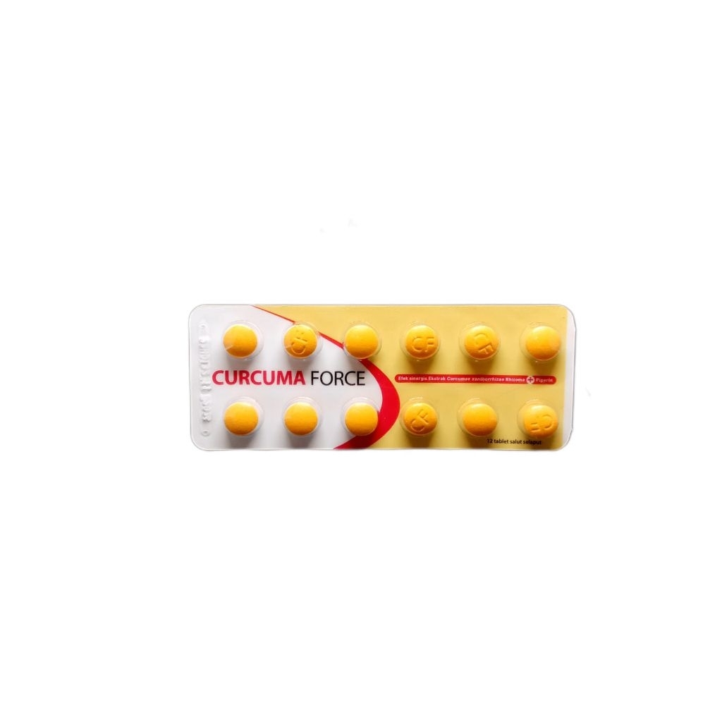 CURCUMA FORCE BLISTER 12 TABLET / Curcuma Force