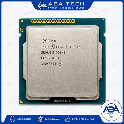 Processor Intel Core i3-3240 3.40GHz LGA1155 Gen 3 Bekas Normal Tested