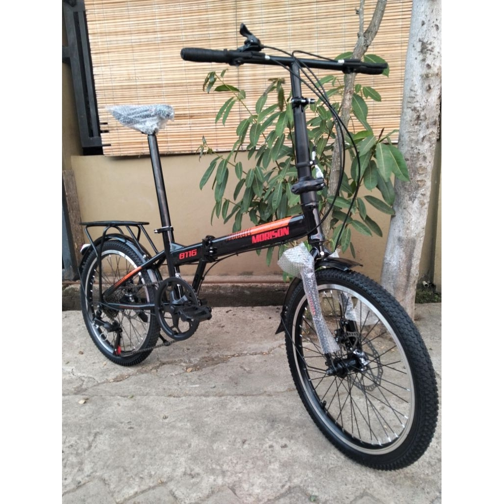 SEPEDA LIPAT 20 INCHI 7 SPEED MERK MORISON 8116 UMUR 8 TAHUN HINGGA DEWASA / SEPEDA LIPAT MORISON 81