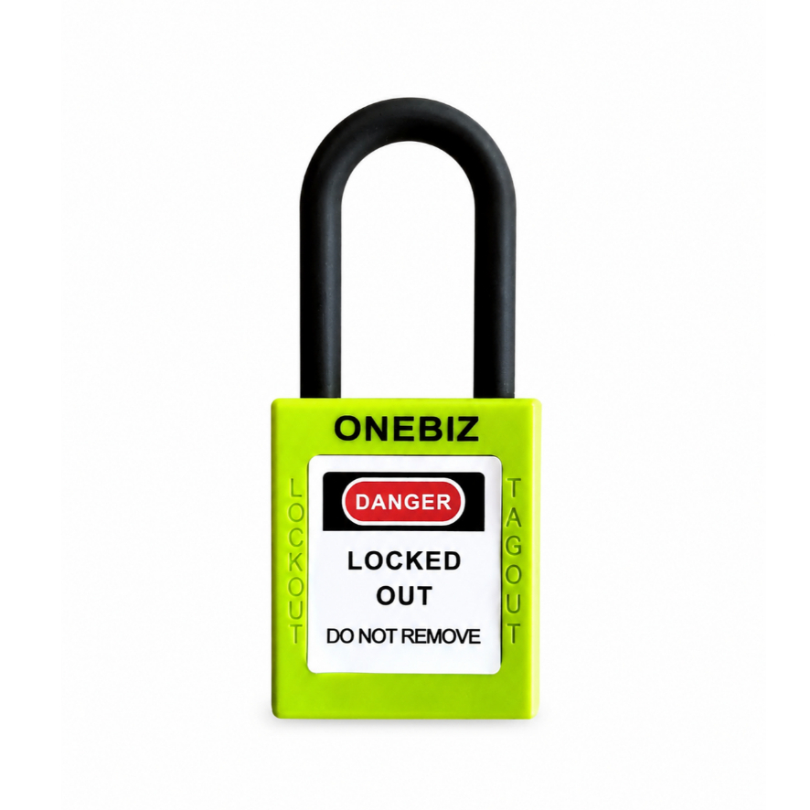 Gembok Padlock Loto Safety Electric Padlock Loto Padlock Electrical - Warna Hijau