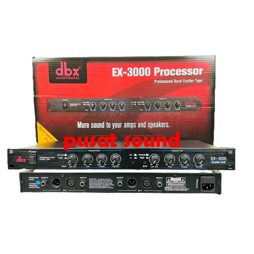 Processor Dbx Ex3000 Audio Processor Ex 3000 Ex3000