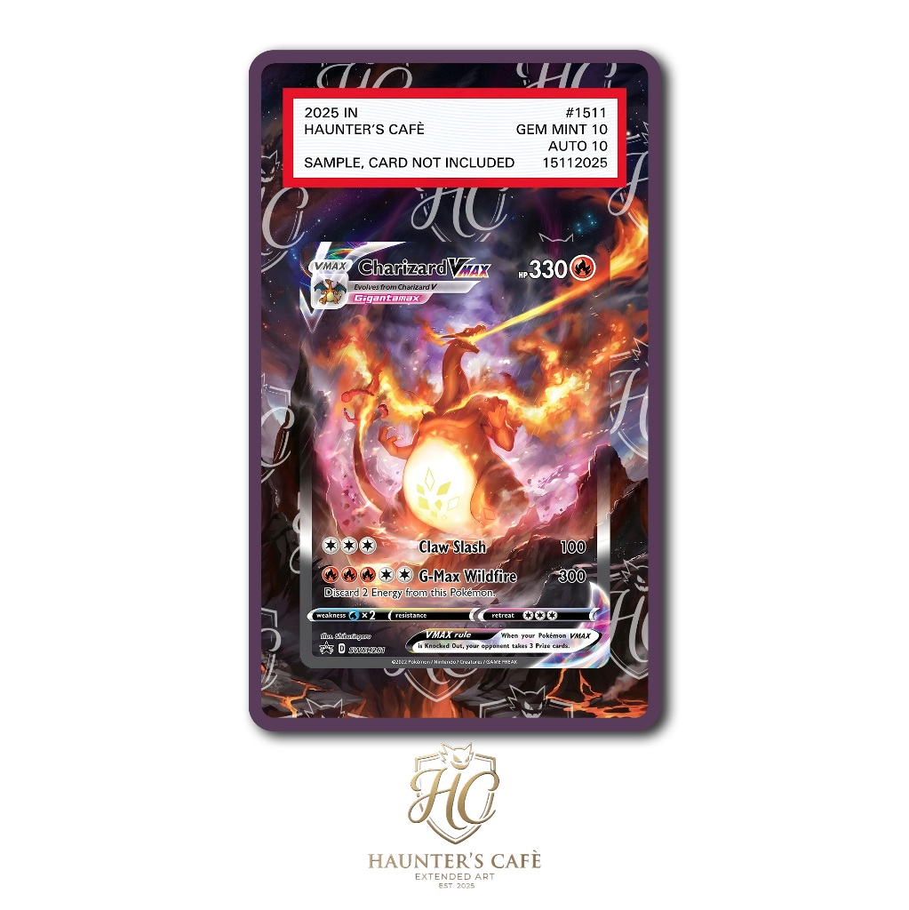 Charizard VMax #SWSH261 Pokemon Promo (Custom Extended Art)