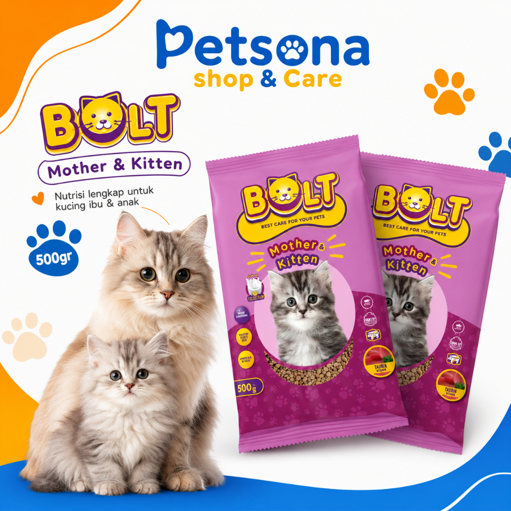 BOLT MOTHER & KITTEN DRY FOOD 500g