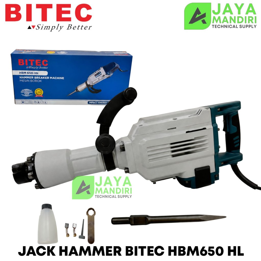 Jack Hammer BITEC HBM 650 HL Concrete Breaker/ Demolition Hammer HBM650 HL Bitec