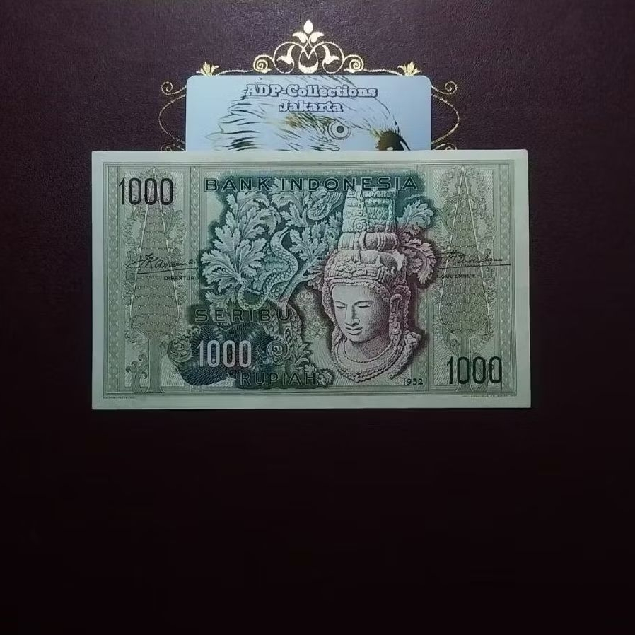 Uang Kuno 1000 Budaya Tahun 1952