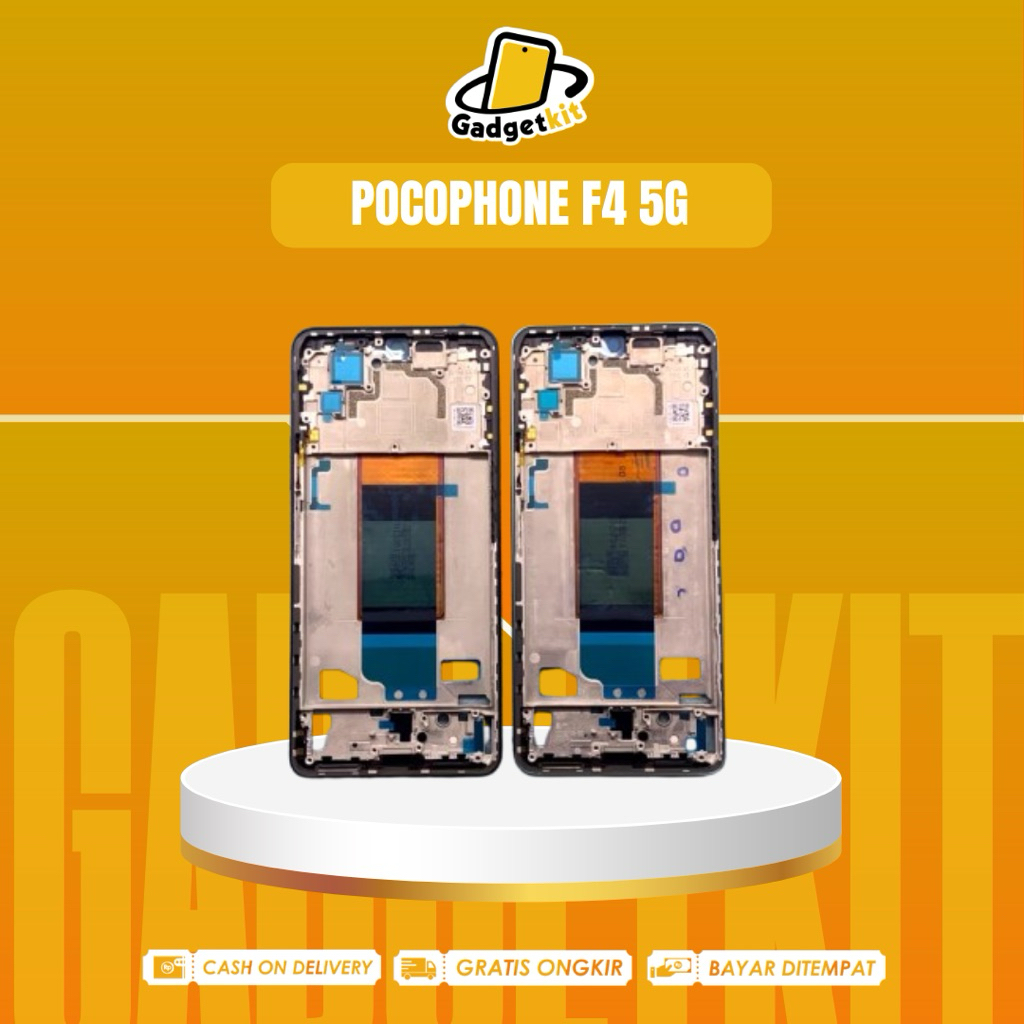 FRAME MIDDLE TULANG TENGAH RANGKA HOUSING LCD XIAOMI POCOPHONE F4 5G / POCO F4 5G ORIGINAL COPOTAN