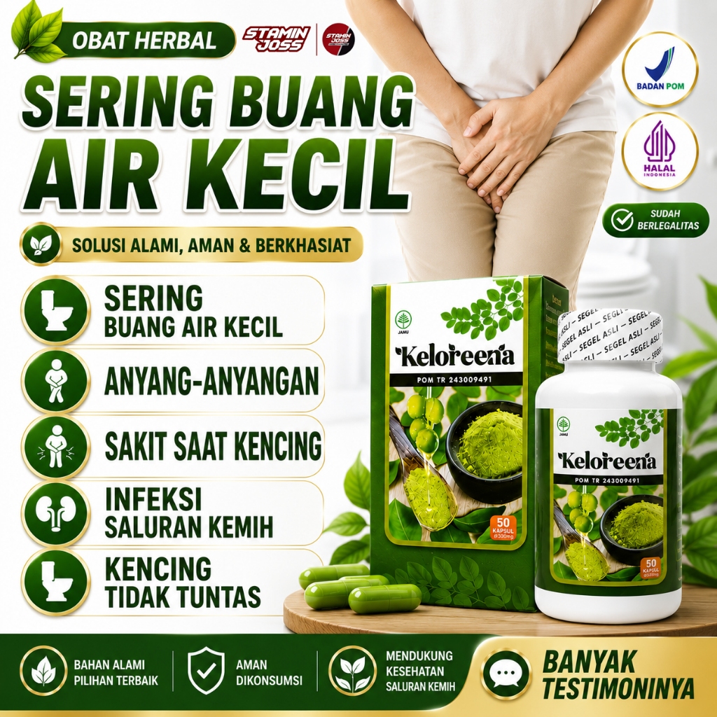 Obat Sering Buang Air Kecil Beser Infeksi Salurah Kemih Pria Wanita ISK Anyang Anyangan Nyeri Prosta