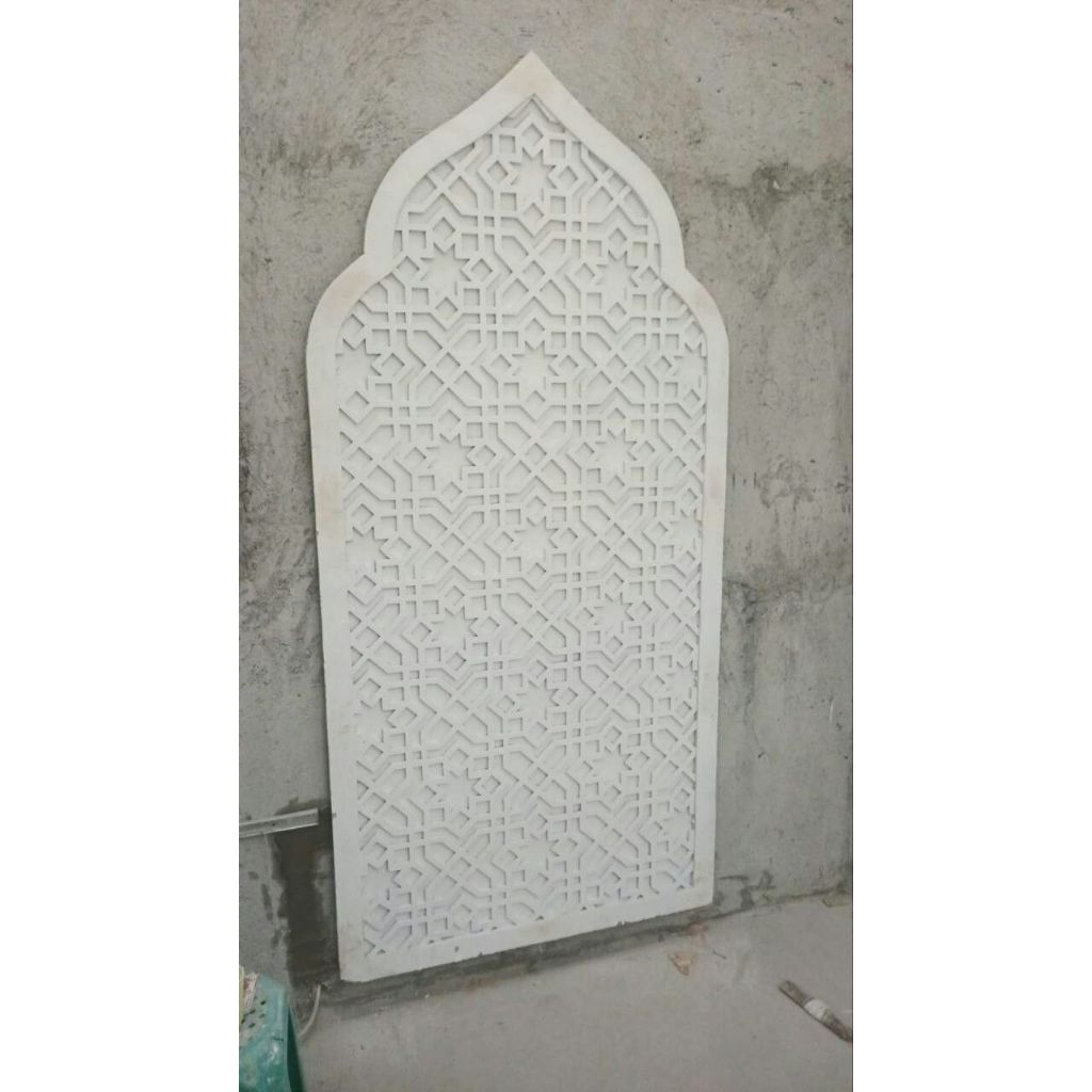 ornamen dinding masjid grc