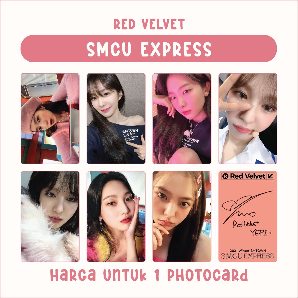 UNOFFICIAL PHOTOCARD | SMCU - RED VELVET