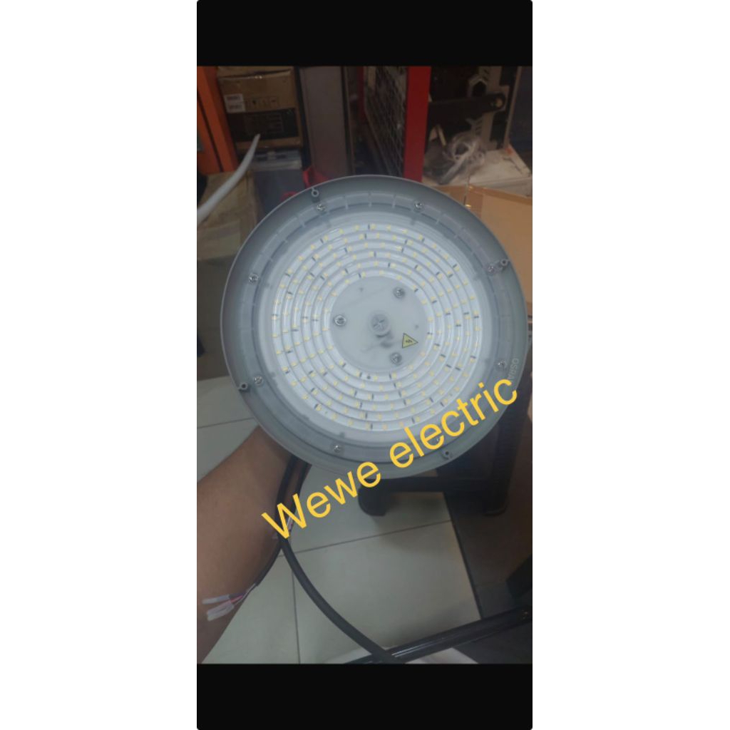 OSRAM LEDCOMFO LAMPU SOROT LED HIGHBAY UFO 50W 100W 150W 200W HANGING GANTUNG INDUSTRI GUDANG PABRIK