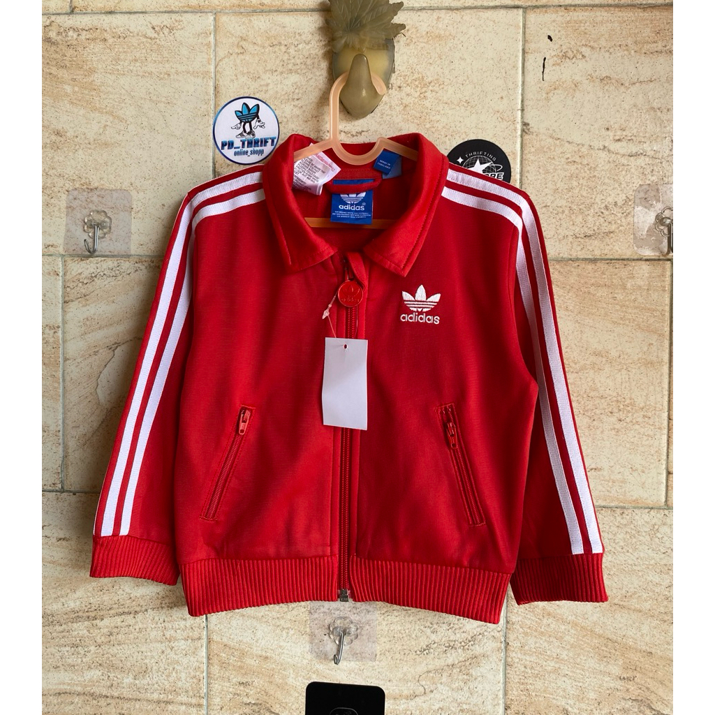 Adidas bunga FIREBIRD big logo jacket tracktop anak