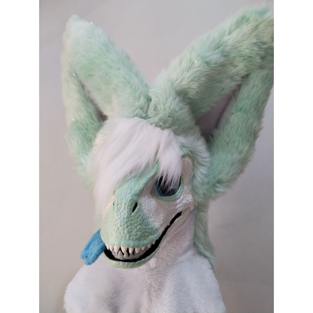 Fursuit Dino Mask Furry Kepala Furi Topeng