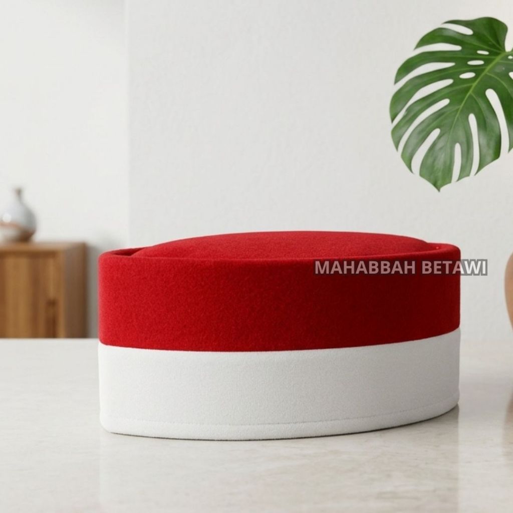 Songkok Merah Putih / Peci Indonesia / Kopiah Peci Merah Putih