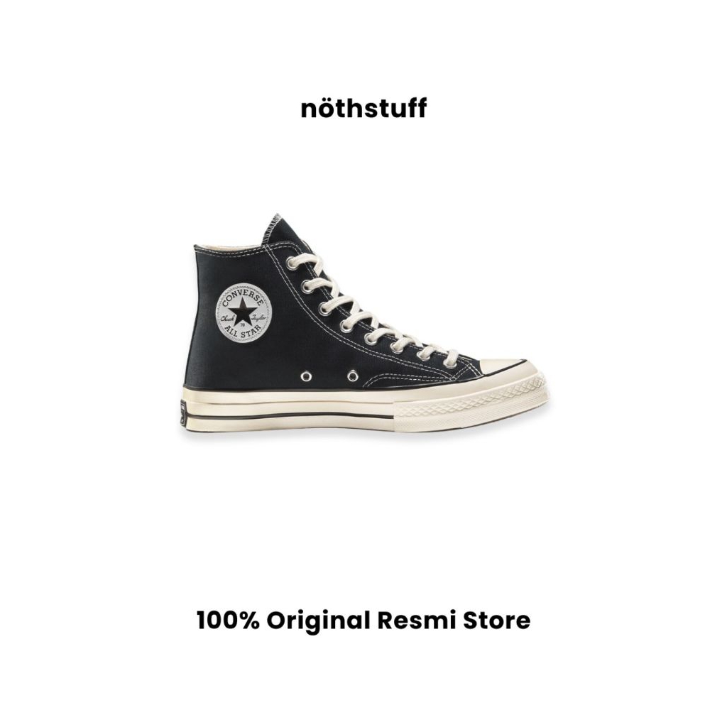Converse 70s High Black White RESMI PT MAP