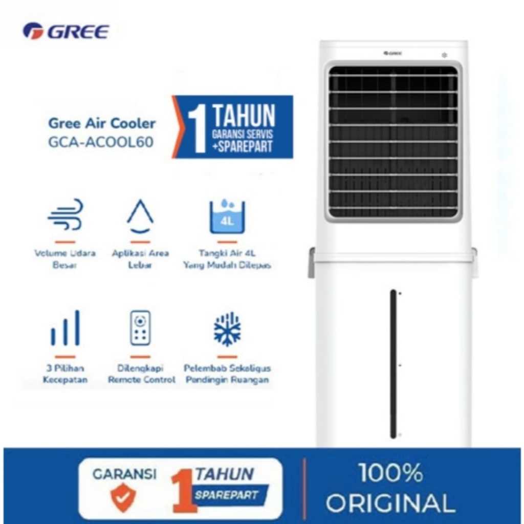 Gree Air Cooler 60 Liter GCA-ACOOL60 / AIR COOLER GREE