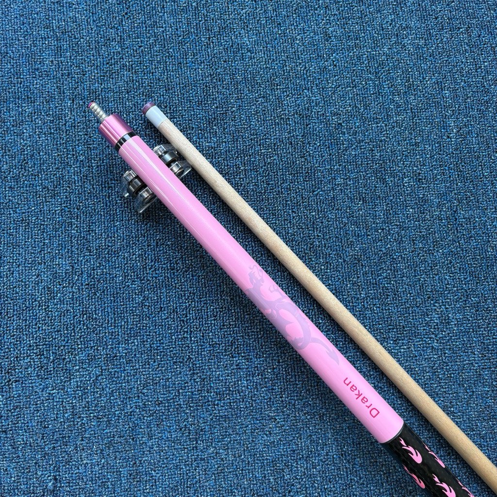 Drakan Pink By Predator Stik Biliard Butt & Shaft Second Like New