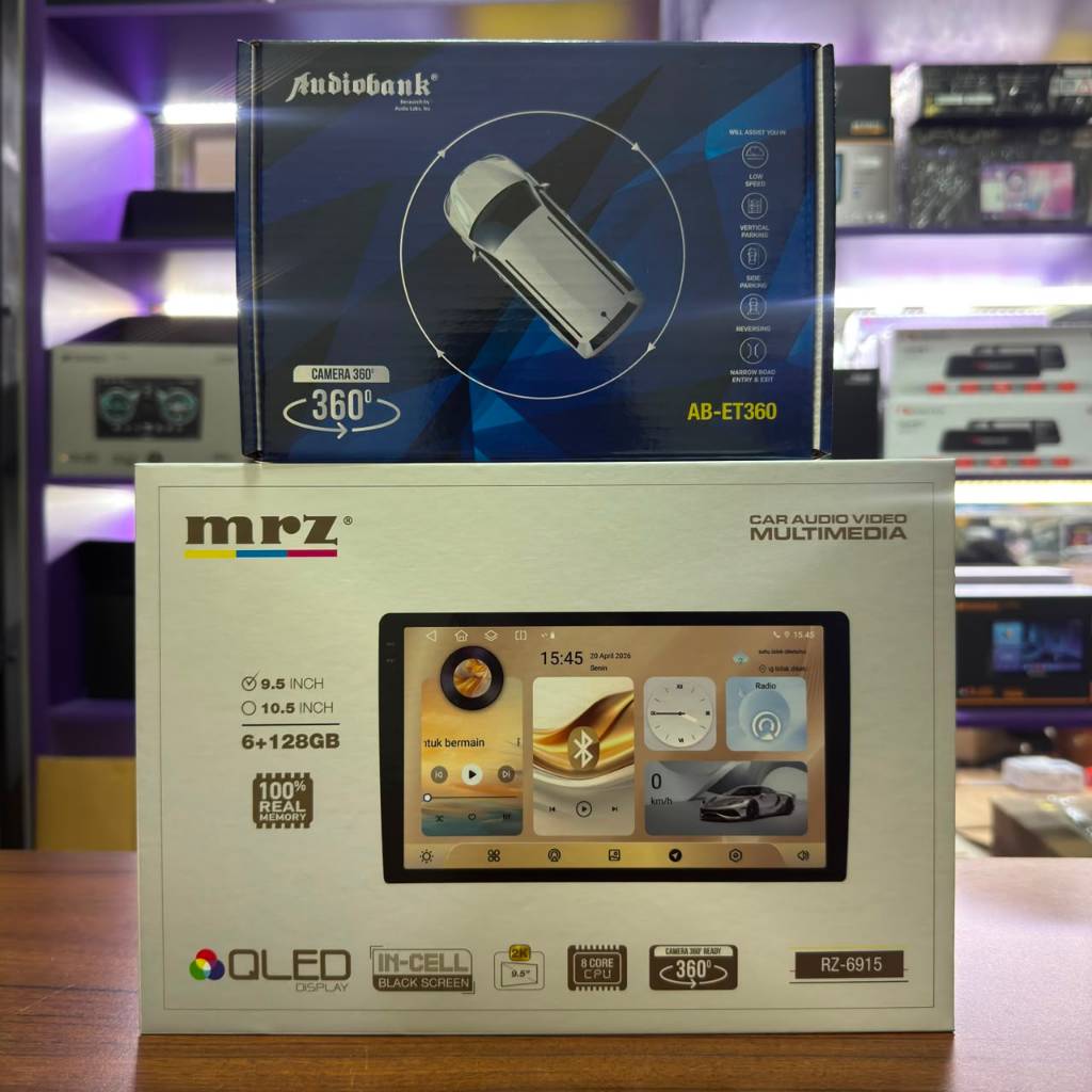 Headunit Android MRZ QLED Incell 9 Inch 6/128