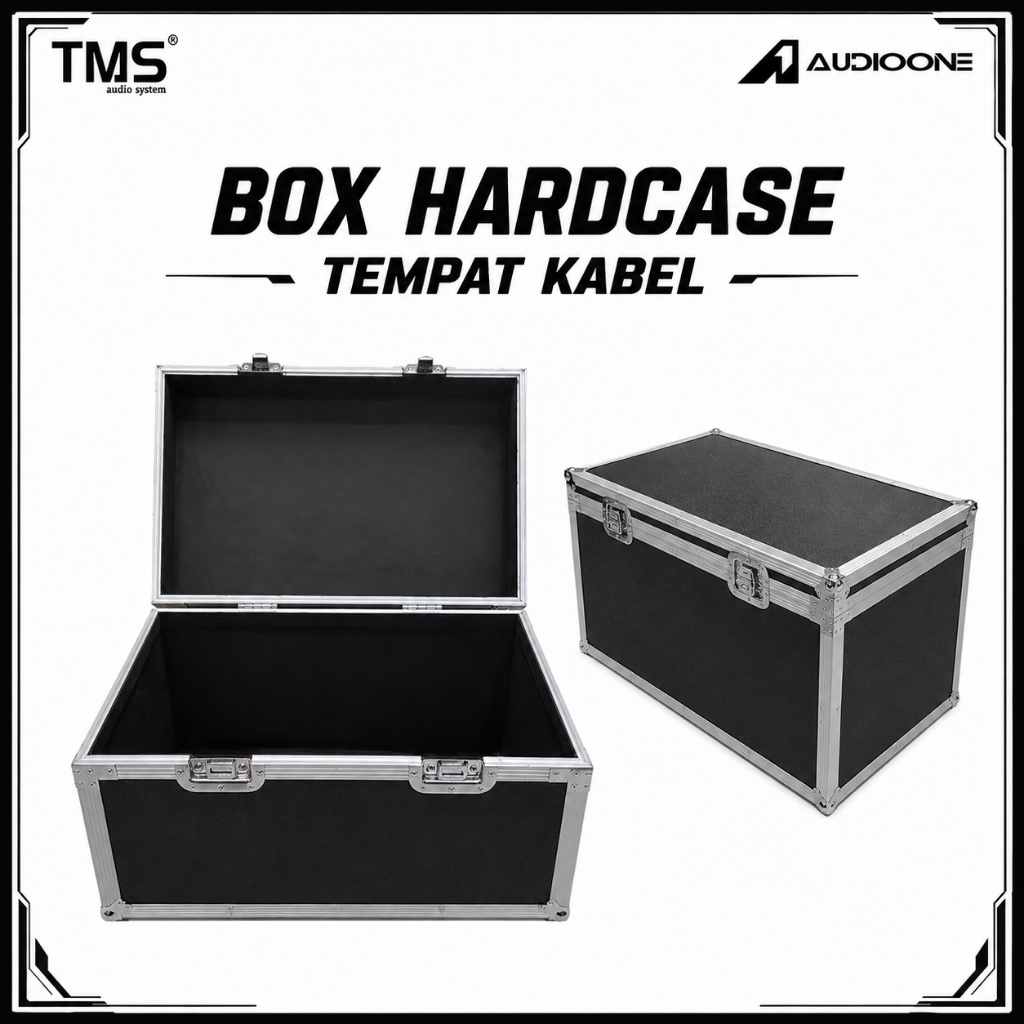 Hardcase Kabel Full Triplex 9mm | Box Kabel Sound System Kuat & Tahan Lama I TMS AUDIO