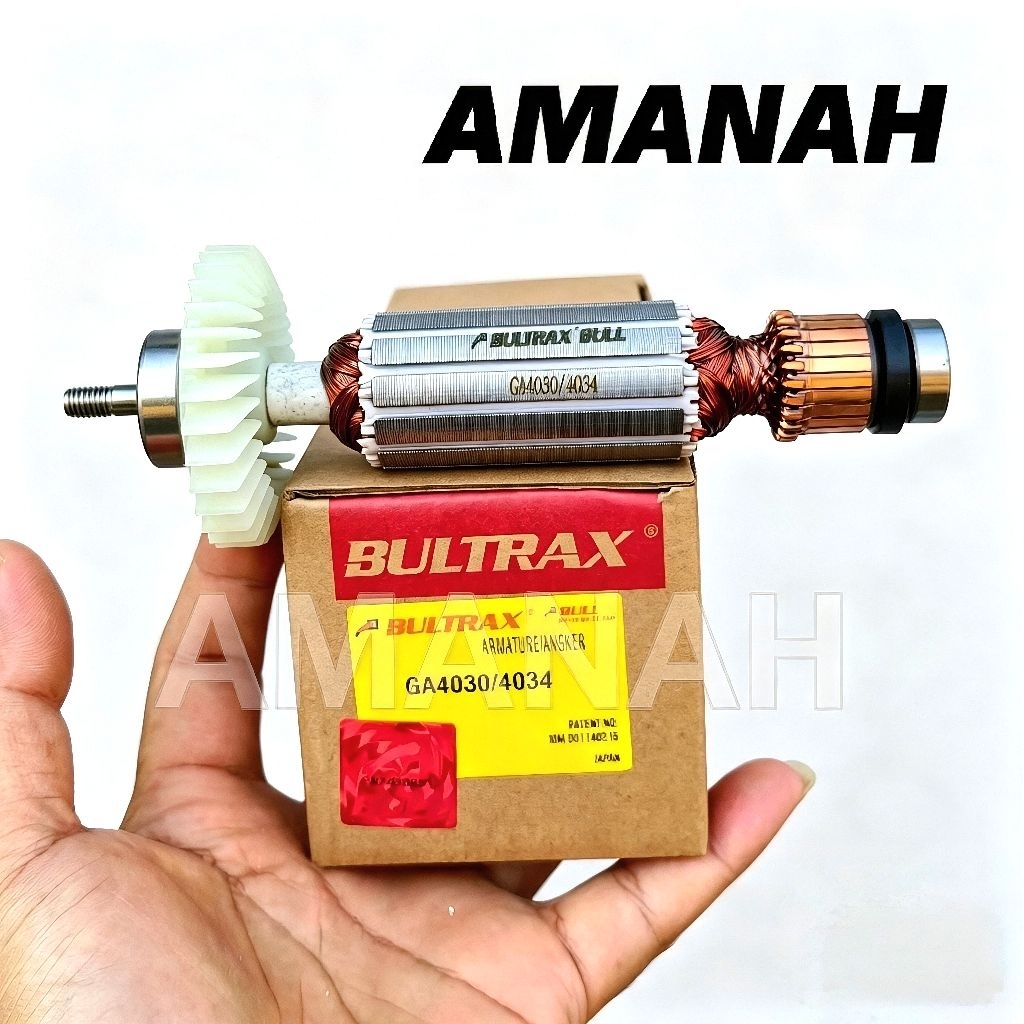 Angker armature bull GA4030/GA4034 for mesin gerinda makita 4 inch