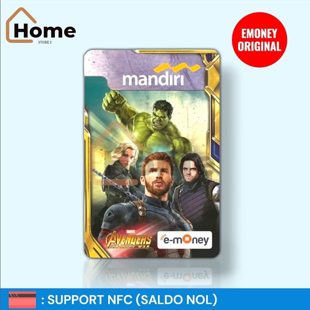 KARTU ETOLL Mandiri E-Money Original Edisi Marvel Avengers Infinity War