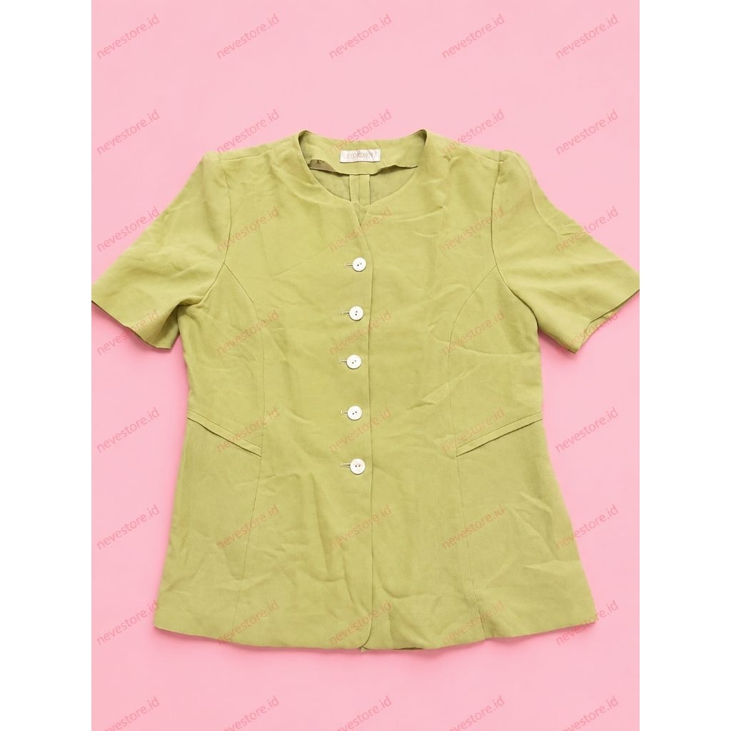 Atasan Olive Cordier Blazer Blouse