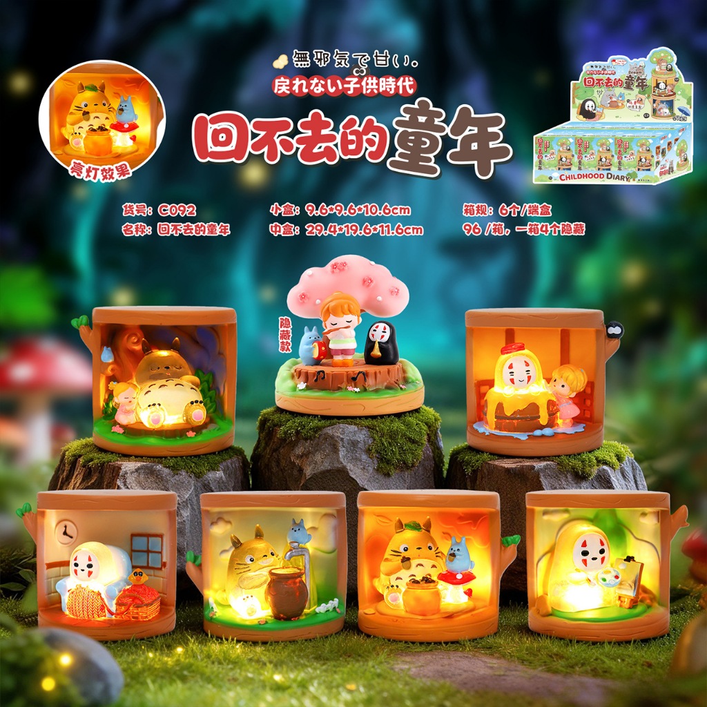 Blind box Figure Rumah Pohon Totoro Kaonashi Studio Ghibli Spirited Away