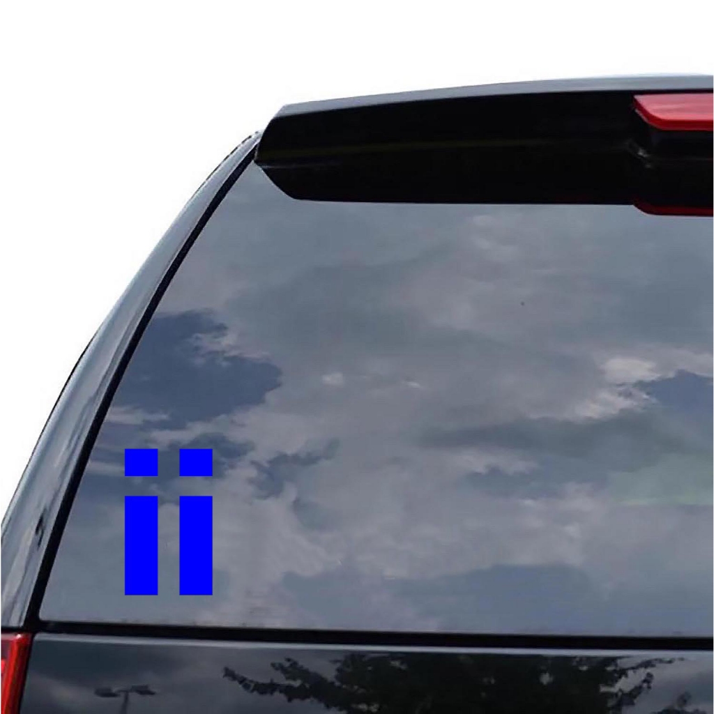 Sticker Mobil Cutting Vinyl HKI Huria Kristen Indonesia