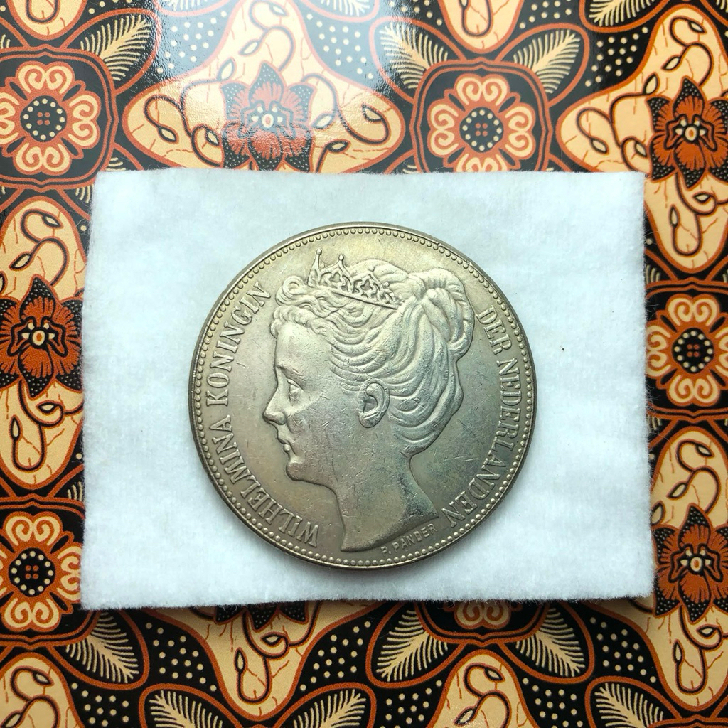 Koin Wilhelmina 2,5 Gulden 1898