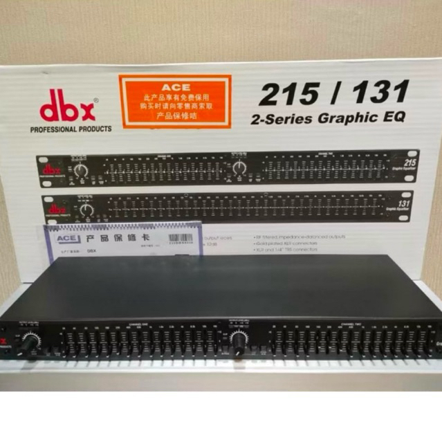 Equalizer DBX 215 Grade A New Include
