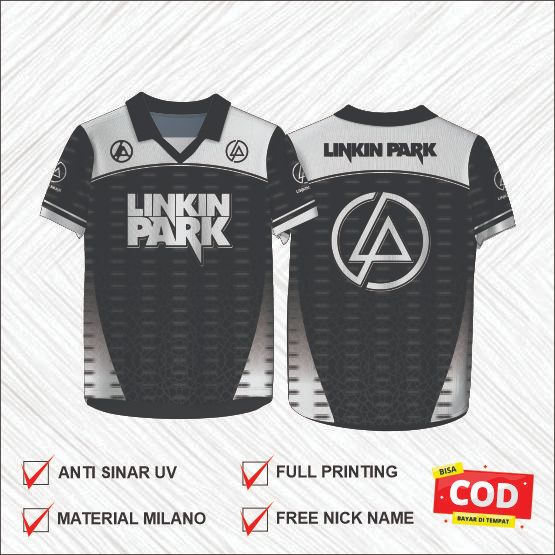 Jersey Vintage Band Linkin Park Full Printing Dryfit