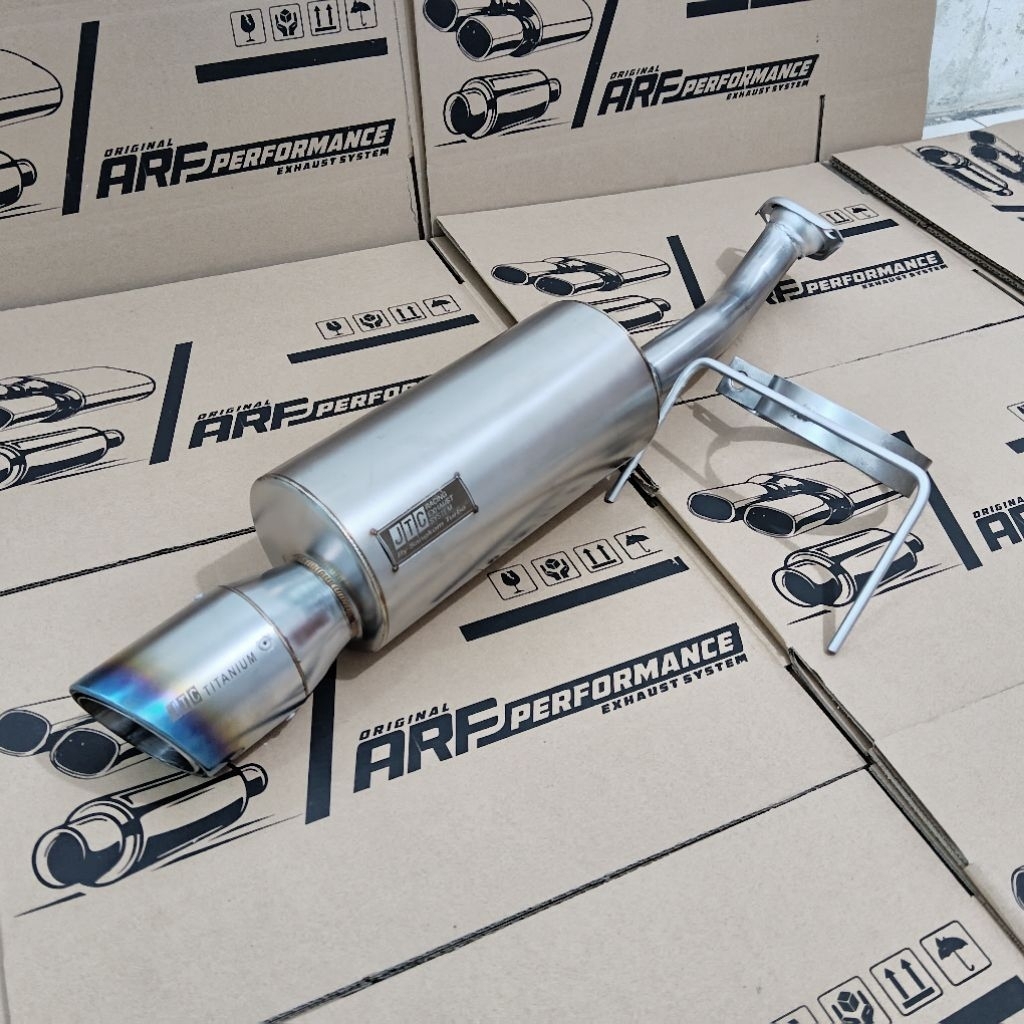 BOLT ON BRIO muffler JTC TITANIUM ( replika ) arf performance