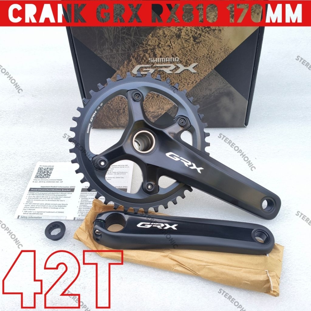 BNIB Crank GRX RX810 42T Crank GRX 42T crank arm 170mm Crank GRX FC-RX810-1 42T crank arm 170mm Cran
